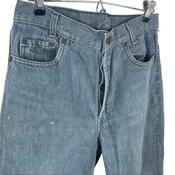 Vintage Levi’s 701 Student Fit Button Fly Denim Jeans Pants Bottoms - Picture 2 of 10